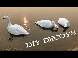 HOW TO MAKE DIY FLOATING TUNDRA SWAN DECOYS