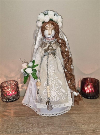 Ukrainian Motanka Doll “bride Nataliia” – Handmade Protective Amulet, Slavic Talisman, Folk Art Gift - Etsy UK