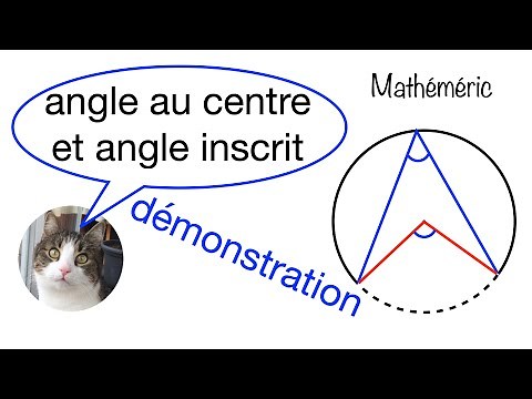Angle au centre et angle inscrit - Mathéméric