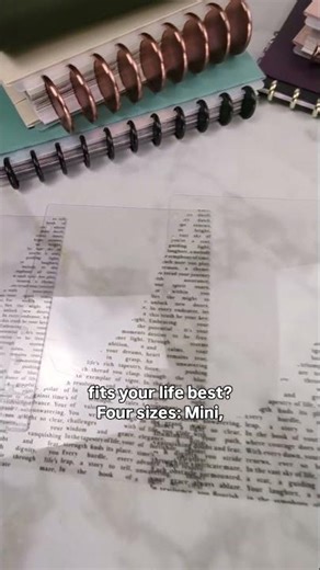 Jane's Agenda Planner Basics - Sizes