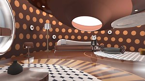 Fashion Living Room Interior | Baked - Buy Royalty Free 3D model by ChristyHsu (@ida61xq)