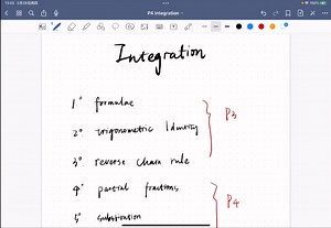 Edexcel P4 Integration review