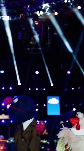 Behind the Scenes with Squirrel Mask Felix from Sesame Street