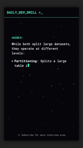 Sharding vs Partitioning: What is the difference?