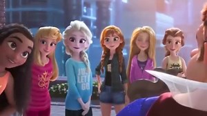 Disney Princesses Save Wreck-It-Ralph _ Iconic Scene from Wreck-It Ralph 2