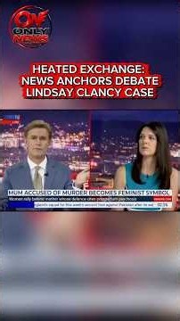 News anchors has heated exchange during Lindsay Clancy debate.