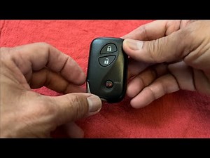2013 Lexus CT 200h - keyfob battery replacement (DIY31)