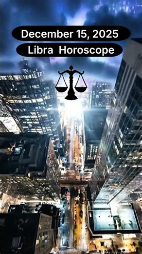 ♎ Libra Horoscope Today – December 15, 2025 | Balance Comes From Clear Choices