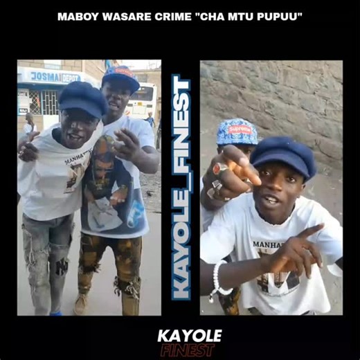 kayole 1960 ™ on Instagram: "Maboy wasare haramu "cha mtu pupuu""