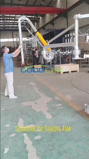 single pipe top loading arm operation demo