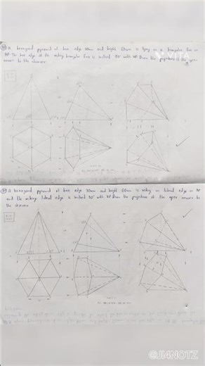 B.Tech Engineering,Engineering graphics[EG](Module-2,PROJECTION OF SOLIDS)KTU syllabus(S1 or S2)#ktu