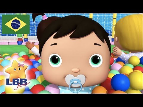 Desenho para Bebe | Dez Bebezinhos Com Mia e Jacus | Canções para Crianças | Moonbug TV Em Português