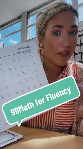 @99math💜 is a great tool for fluency! I literally use it so much! The learning gap is wider then ever! Meet them where they are and do it using 99Math. #99math #99mathgame #99mathteachers