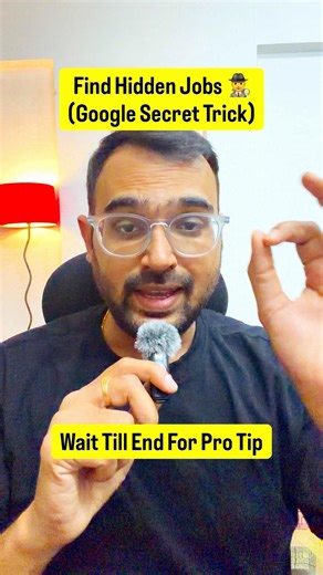 Find Hidden Jobs 🕵️‍♂️ (Google Secret Trick)