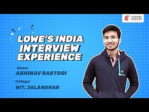 How to get into Lowe's India and get a 19L CTC? Interview Experience l Success Story