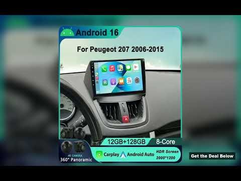 Best 2 Din Android 16 Best Deals For Peugeot 207 Cc 207Cc 2006 2015 Car Radio Multimedia Player