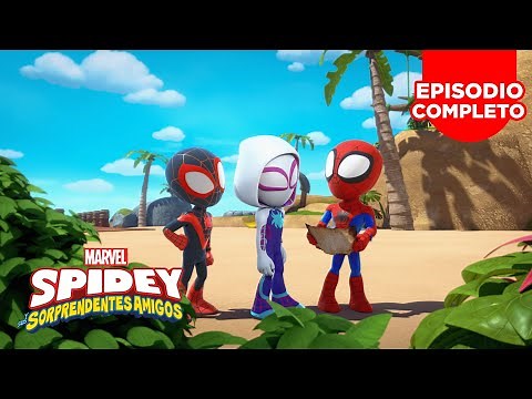 Spidey y sus Sorprendentes Amigos | Episodio Completo | Viaje a Isla Spider / Superhéroe mojado