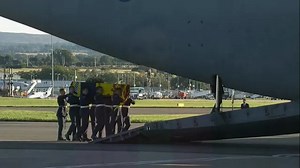 ABC News Live: Queen Elizabeth's body flown to London