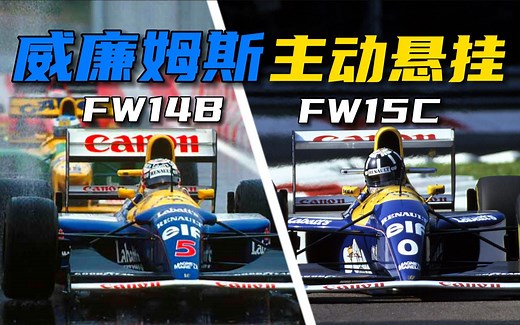 最黑科技的F1赛车：主动悬挂和威廉姆斯FW14B, FW15C | 禁赛神车#5