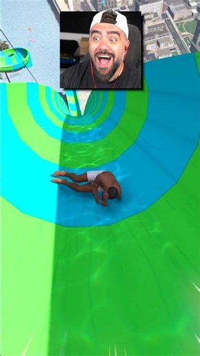 FRANKLIN TRIED THE FAST SLIDE - GTA 5 MODS #shorts