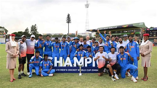 BCCI congratulates India Under-19 team on sixth ICC Under-19 World Cup triumph