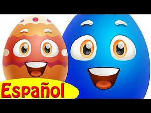 Aprende el Color Azul con Gracioso Huevo (Learn Blue Color with Funny Egg ) | ChuChu TV Sorpresa