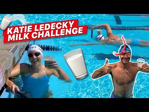 Trying Katie Ledecky's Viral Chocolate Milk TikTok Challenge