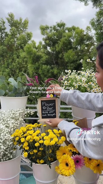 Create a Stunning Flower Bar for Your Baby Shower