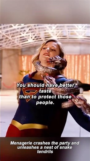 Supergirl | Dreamer Debuts vs Menagerie at the Masquerade—Chokehold, Ice Breath, Rescue ✨🐍