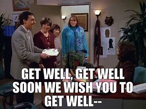 Get well, get well soon We wish you to get well--