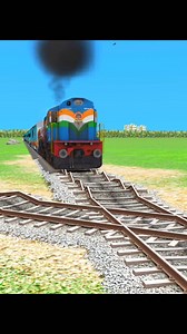 2.8K views · 227 reactions | Train running on Speedbump Tracks  Train Simulator Indian Railways Railroad Crossing Train Game #train #foryou #fyp #reels #railroad | Railroad Funz | Facebook