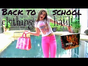 Back to School Clothing Haul! | CloeCouture