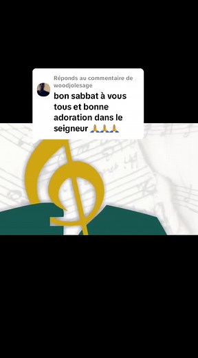 Réponse à @woodjolesage hymme et louanges #166 Bon sabbat mes frères et sœurs et bonne adoration dans le Seigneur 🙏🙏 #abonnés #partagé #like #adventisteduseptiemejour @joseph maxn @eveloretoussaint135 @Beboo