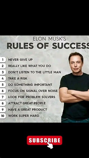 Elon Musk’s 10 Brutal Rules for Massive Success 🚀
