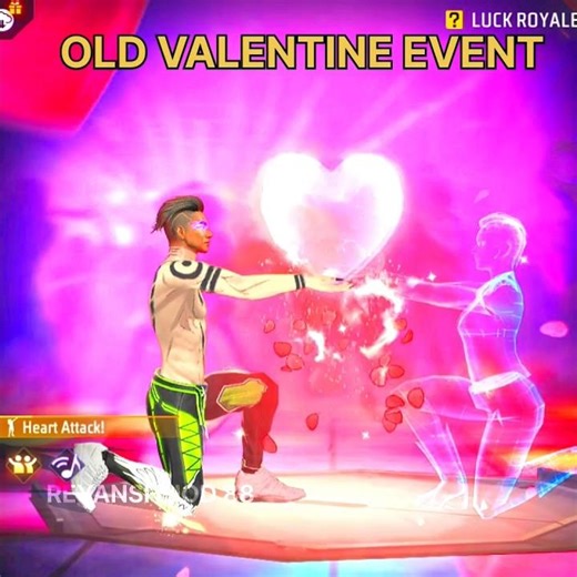 OLD VALENTINE EVENT 🥶#freefire #shorts #valentineweek #reyanshjod88
