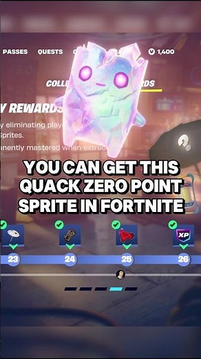 How to Get the Quack Zero Point Sprite FREE in Fortnite #fortnite #tutorial #tips