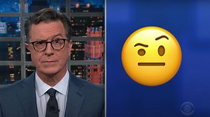 Stephen Colbert has some serious beef with the people who make emoji