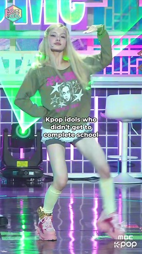 Kpop idols who didn’t get to complete school #irohaillit #winteraespa #asababymonster #lizive #fyp
