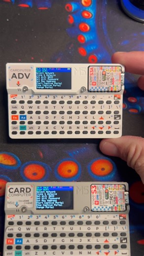 DZ_AZ on Instagram: "Out with the old and in with the NEW 🦾🦾🦾 got my hands on the new #cardputeradv time to load it up with firmware and see how she performs 🤩 Original: https://amzn.to/3LtINzt ADV: https://a.aliexpress.com/_mPnl8nj Official (always out of stock): https://shop.m5stack.com/products/m5stack-cardputer-adv-version-esp32-s3 Firmware: https://bmorcelli.github.io/Launcher/ The Launcher site also has current up to date links to downloads all of the most popular firmware. (Evilm5, Ne