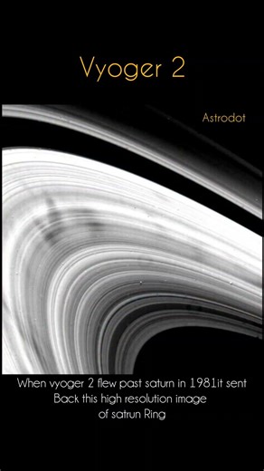 Voyager 2’s Saturn Flyby in 1981 Changed Everything 🪐#vyoge #spacecraft