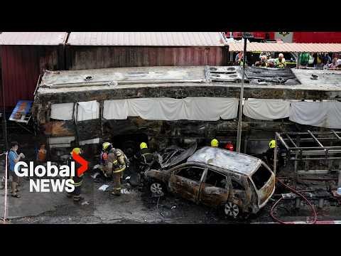At least 8 dead, over 32 injured in train and bus collision in Thailand