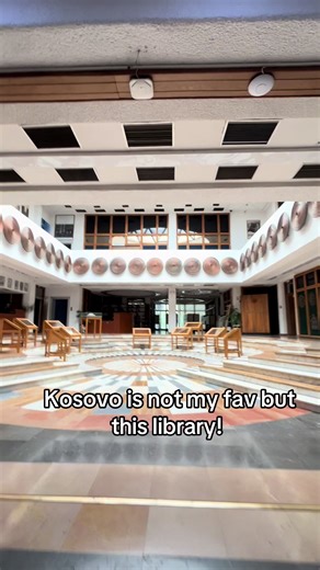 Part 4 | The National Library of Kosovo. Amazing brutalist structure. #kosovo #serbia #balkan #brutalism #architecture