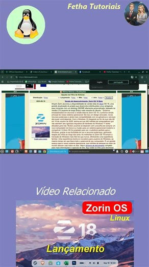 Zorin OS 18 Linux. Melhor alternativa ao Windows. DistroWatch