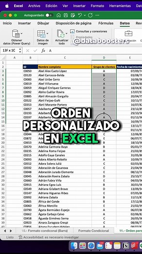 Descubre cómo ordenar datos de diversas columnas en Excel con facilidad y rapidez. Transforma el caos en orden 🔄 y obtén claridad para tomar decisiones informadas. ¡Sigue nuestro paso a paso 🚶‍♀️🚶 y conviértete en un maestro de la organización digital! 💼 #ExcelTricks #OrdenarDatos #GestiónDeDatos #ProductividadDigital #excel #exceltips