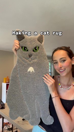 DIY Rug Making: Final Cat Rug Reveal