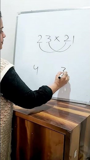 Fast Multiplication Trick in 10 Seconds || 2 Digit Multiplication ##mathtrick