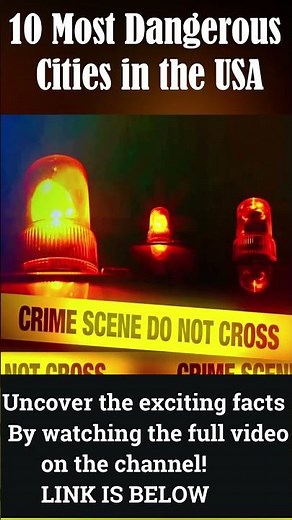 Top 10 Most Dangerous Cities in the US 2025 | Crime Rates & Shocking Secrets!