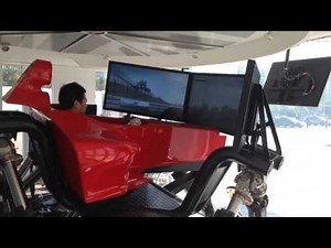 F1 シミュレーター 4分で15万円の本格的マシンに中谷明彦が挑む！