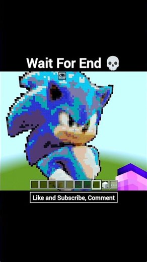 Minecraft में Sonic बनाने की 24 घंटे की मेहनत! 🤯 #shorts #minecraft #sonic