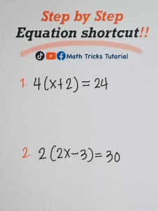 1.2K views · 45 reactions | MATH REVIEW: Solving Step By Step...
